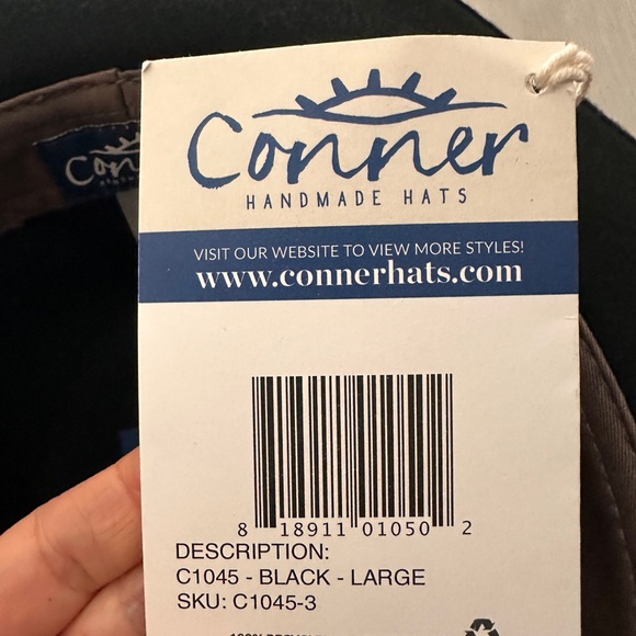 Conner Quincy ORGANIC Eco Friendly Waterproof Wool Hat Cowboy Unisex - Picture 8 of 12